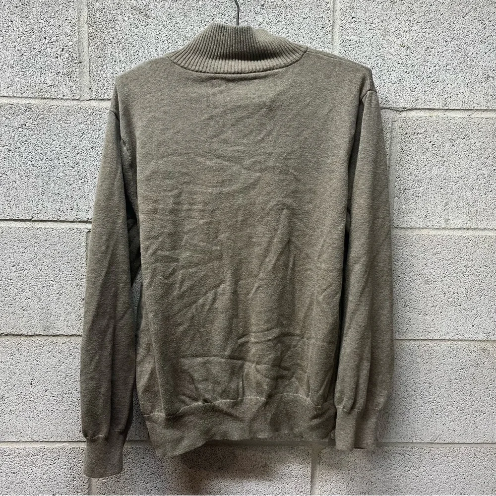 J. Crew Cotton Half Zip Sweater